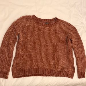 Aerie Oversized Coral Chunky Sweater Size S